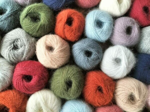 Pelotes de laine Angora