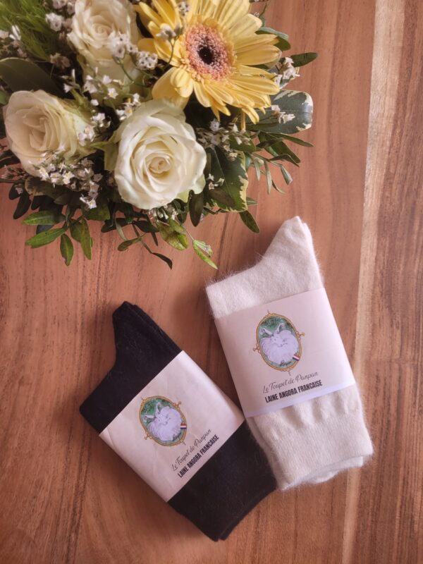 Chaussettes Fines Ecrues